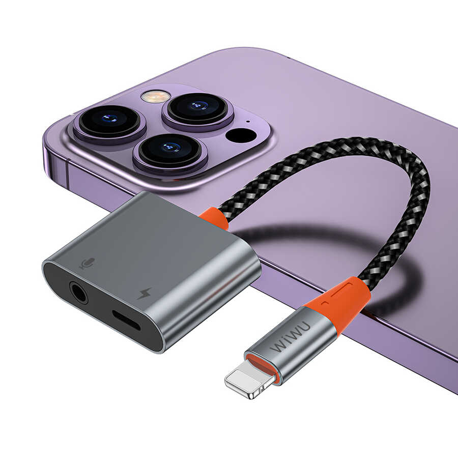 Wiwu LT08 Konuşma Destekli Lightning To 3.5mm Aux Çevirisi Ses Adaptörü - 2 Wiwu LT08 Konuşma Destekli Lightning To 3.5mm Aux Çevirisi Ses Adaptörü - 2